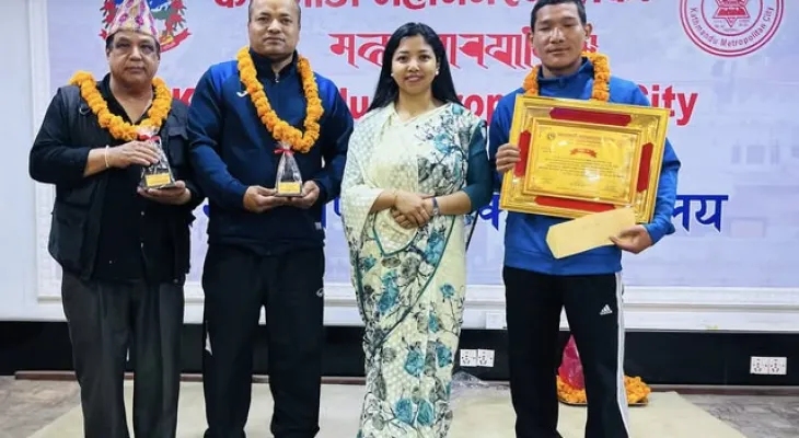 विश्व बक्सिङ च्याम्पियनसिपका ऐतिहासिक पदक विजेता चन्द्रबहादुर थापा सम्मानित