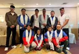 जापानमा हुने अन्तर्राष्ट्रिय तेक्वान्दो प्रतियोगिताका लागि नेपाली टोली प्रस्थान