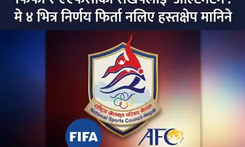 फिफा र एएफसीको राखेपलाई 'अल्टिमेटम': मे ४ भित्र निर्णय फिर्ता नलिए हस्तक्षेप मानिने