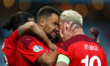 युरोकप फुटबल : पहिलो हाफमा स्विट्जरल्याण्ड र इटलीको अग्रता