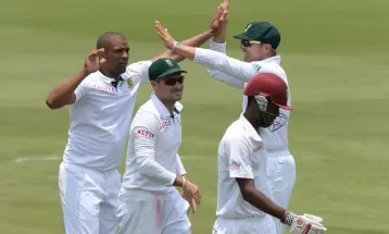 वेष्टइन्डिज बिरुद्धको दुई खेलको टेष्ट श्रृखंला दक्षिण अफ्रिकाले जित्यो