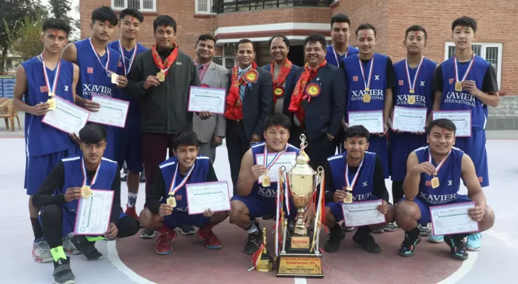 जेभियरलाई भ्याली पब्लिक कपको उपाधि