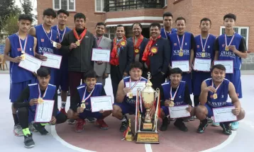 जेभियरलाई भ्याली पब्लिक कपको उपाधि