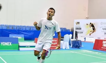 Prince Dahal makes a history clinching top ranking in World Junior Badminton