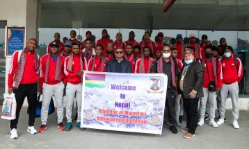 Mauritius arrive for friendlies against Nepal