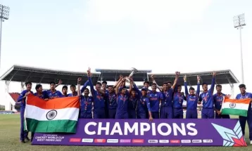 यू–१९ विश्वकप क्रिकेटको उपाधि भारतलाई