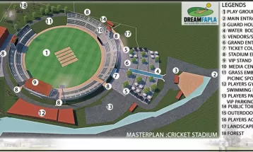 फाप्ला अन्तर्राष्ट्रिय क्रिकेट रङ्गशालालाई साढे ३८ विघा जग्गा