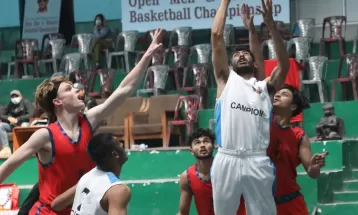 लामा टेन्डी शेर्पा स्मृति खुला बास्केटबल : गोल्डेनगेट क्वाटरफाइनलमा