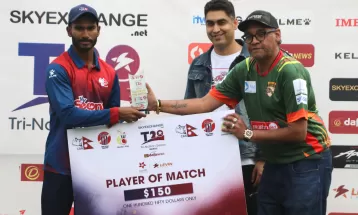 नेपाल ६ विकेटले विजयी