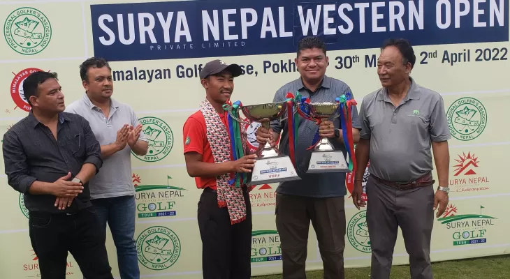 सुर्य नेपाल वेस्टर्न अ‍ोपनको उपाधि सुभाषलाई
