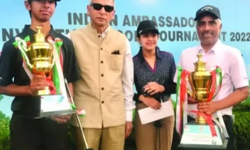 Mainali wins Indian envoy golf tourney