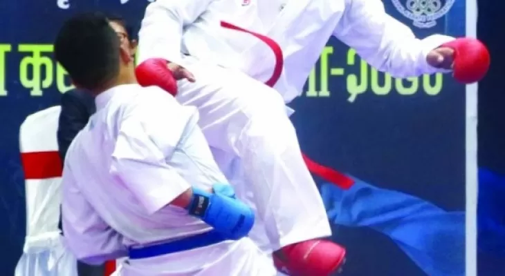 NPC karateka Shrestha clinches gold medal