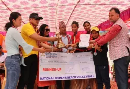 Police clinch beach volleyball title