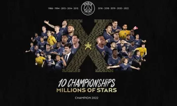 फ्रेन्च लिग वान फुटबलको उपाधि पीएसजीलाई