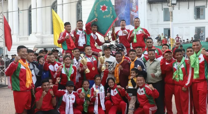 राष्ट्रिय बक्सिङ प्रतियोगिताको उपाधि नेपाल आर्मीलाई