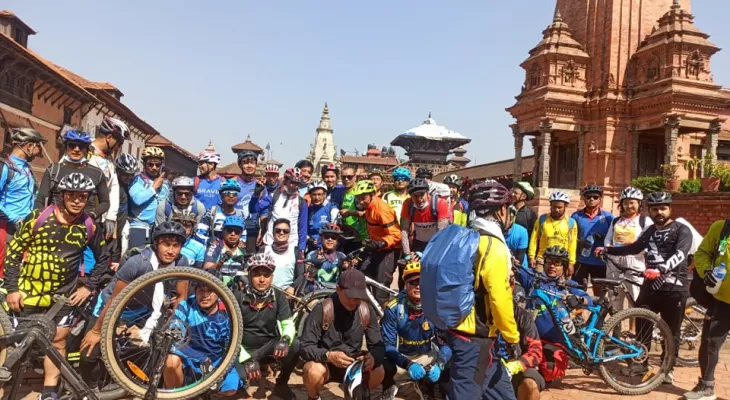 आठौँ सम्पदा साइकल यात्रा सम्पन्न