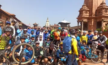 आठौँ सम्पदा साइकल यात्रा सम्पन्न