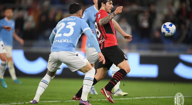 लाजियोलाई पराजित गर्दै एसी मिलान सिरी ‘ए’ को शीर्षमा