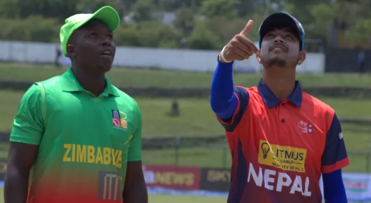 नेपाल र जिम्बाब्बे बीचको खेल वर्षाका कारण रोकियो