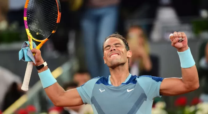 चोटबाट फर्किएका नाडालको म्याड्रिडमा जित