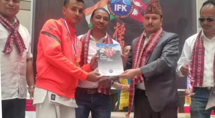 इन्डो–नेपाल कराते प्रतियोगितामा चन्दा च्याम्पियन