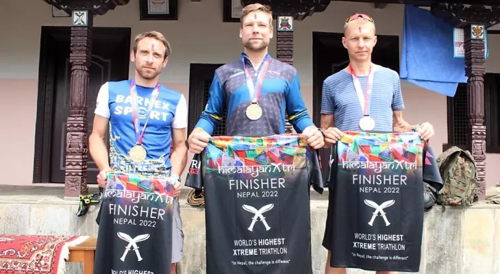 हिमालयन एक्सट्राई ट्रायथलोनको उपाधी स्वीडेनका हसलमार्क