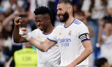 ला लिगा : भिनिसियसको ह्याट्रिकमा रियल मड्रिडको जित