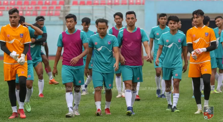 एसिया कप छनोटका लागि राष्ट्रिय फुटबल टोलीको घोषणा
