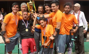 एम्पुटी फुटबलमा पिस युनाइटेड च्याम्पियन