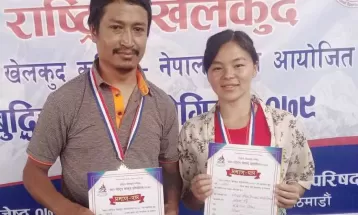 बहिरा बुद्धिचालको विजेतामा उत्तम र आश्था