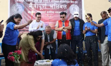 विभिन्न कार्यक्रम गरी पाँचौं भलिबल दिवस मनाईयो