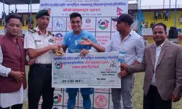 साविक विजेता आर्मी मकवानपुर गोल्डकपको सेमिफाइनलमा