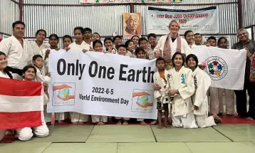 जुडो संघले विविध कार्यक्रम गरी मनायो वातावरण दिवस