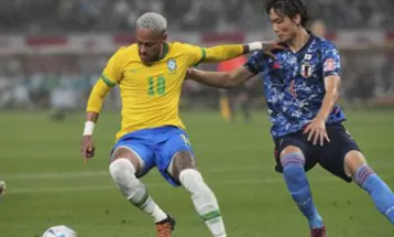 मैत्रीपूर्ण खेलमा ब्राजिलले जापानलाई हरायो