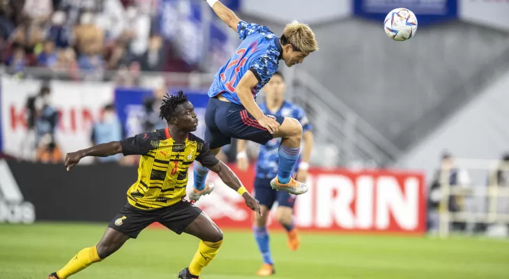 मैत्रीपूर्ण खेलमा घानाविरुद्ध जापानको सहज जित