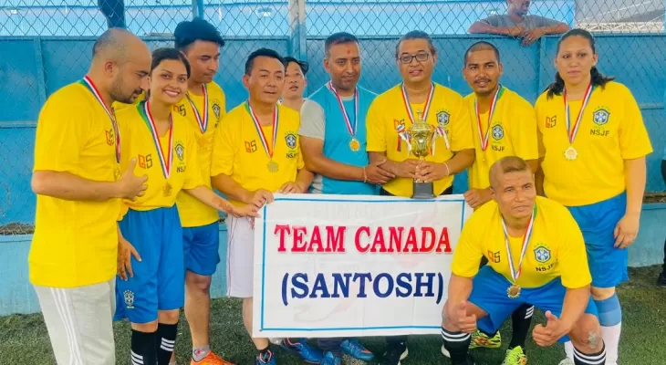 ‘एनएसएजएफ फुटसल फेस्टिभल’ को उपाधि टिम क्यानडालाई