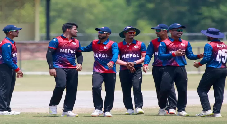 नेपालले ओमानको सामना गर्दैै 