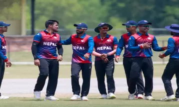 नेपालले ओमानको सामना गर्दैै 