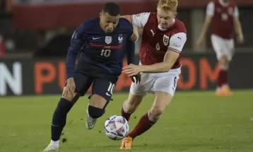 Mbappe rescues draw for France vs. Austria in Nations League