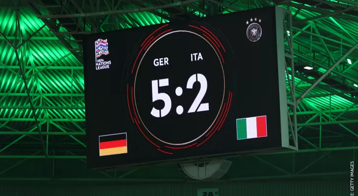 इटालीमाथि जर्मनको सहज जित