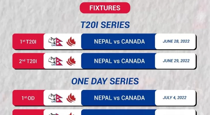 नेपालले क्यानडा भ्रमण गर्ने