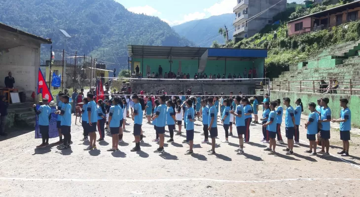 गोसाईंकुण्ड पालिकास्तरीय राष्ट्रपति रनिङ्ग शिल्ड प्रतियोगिता सुरु