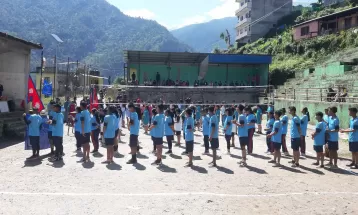 गोसाईंकुण्ड पालिकास्तरीय राष्ट्रपति रनिङ्ग शिल्ड प्रतियोगिता सुरु