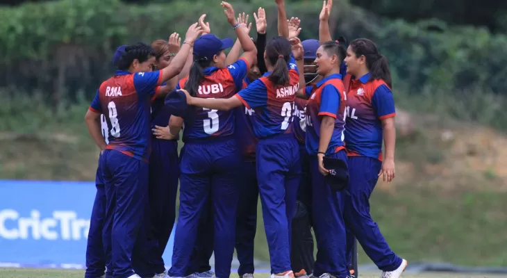 महिला टी २० च्याम्पियनसीपमा नेपालको दोस्रो जित