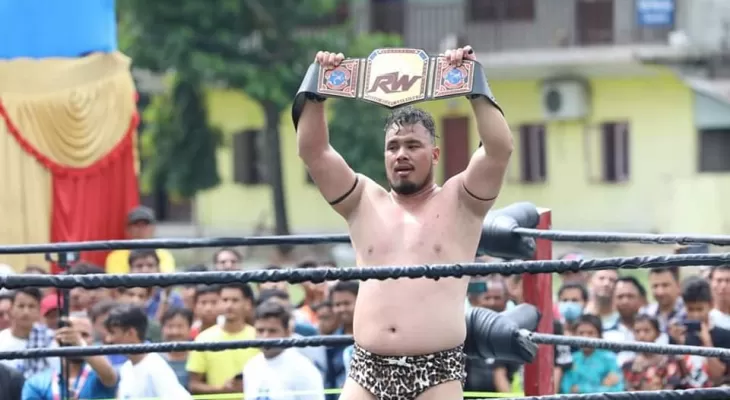 Nuwakote Tiger wins Wrestling Championship