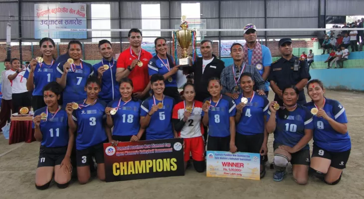 एपीएफलाई हराउँदै पुलिस च्याम्पियन