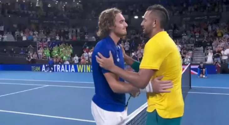 खेलको समयामा कोर्टभित्रै दुई टेनिस खेलाडीको अभद्र व्यवहार, लाखौँ जरिवाना तिर्नुपर्ने