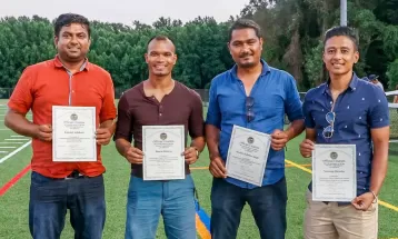 अमेरिकामा नेपाली फुटबलर र पत्रकार सम्मानित