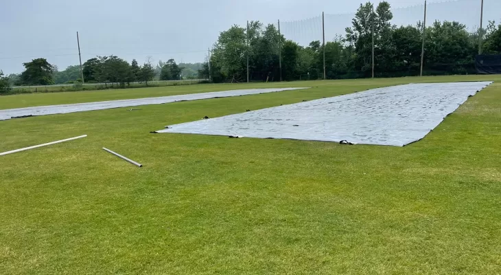 बर्षाको कारण नेपाल र क्यानडाबीचको खेल रद्द