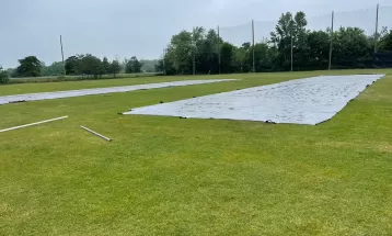 बर्षाको कारण नेपाल र क्यानडाबीचको खेल रद्द